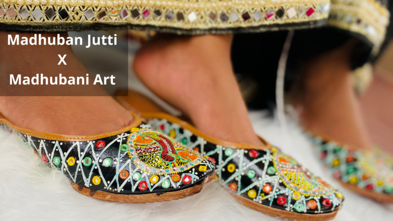surmai-jutti-x-mithila-madhubani-art